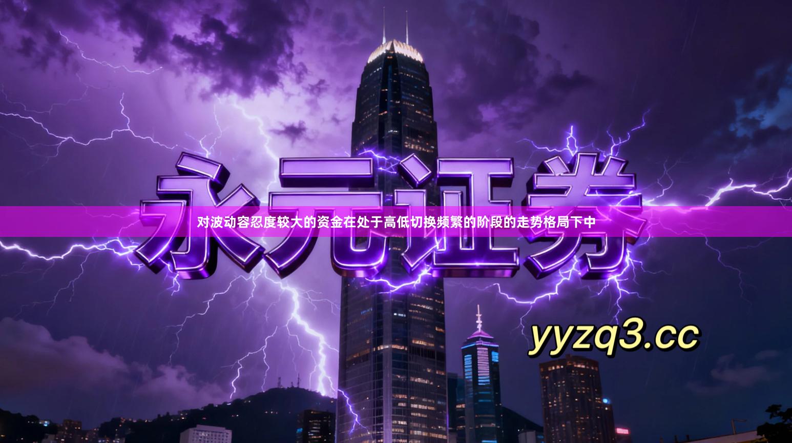 对波动容忍度较大的资金在处于高低切换频繁的阶段的走势格局下中